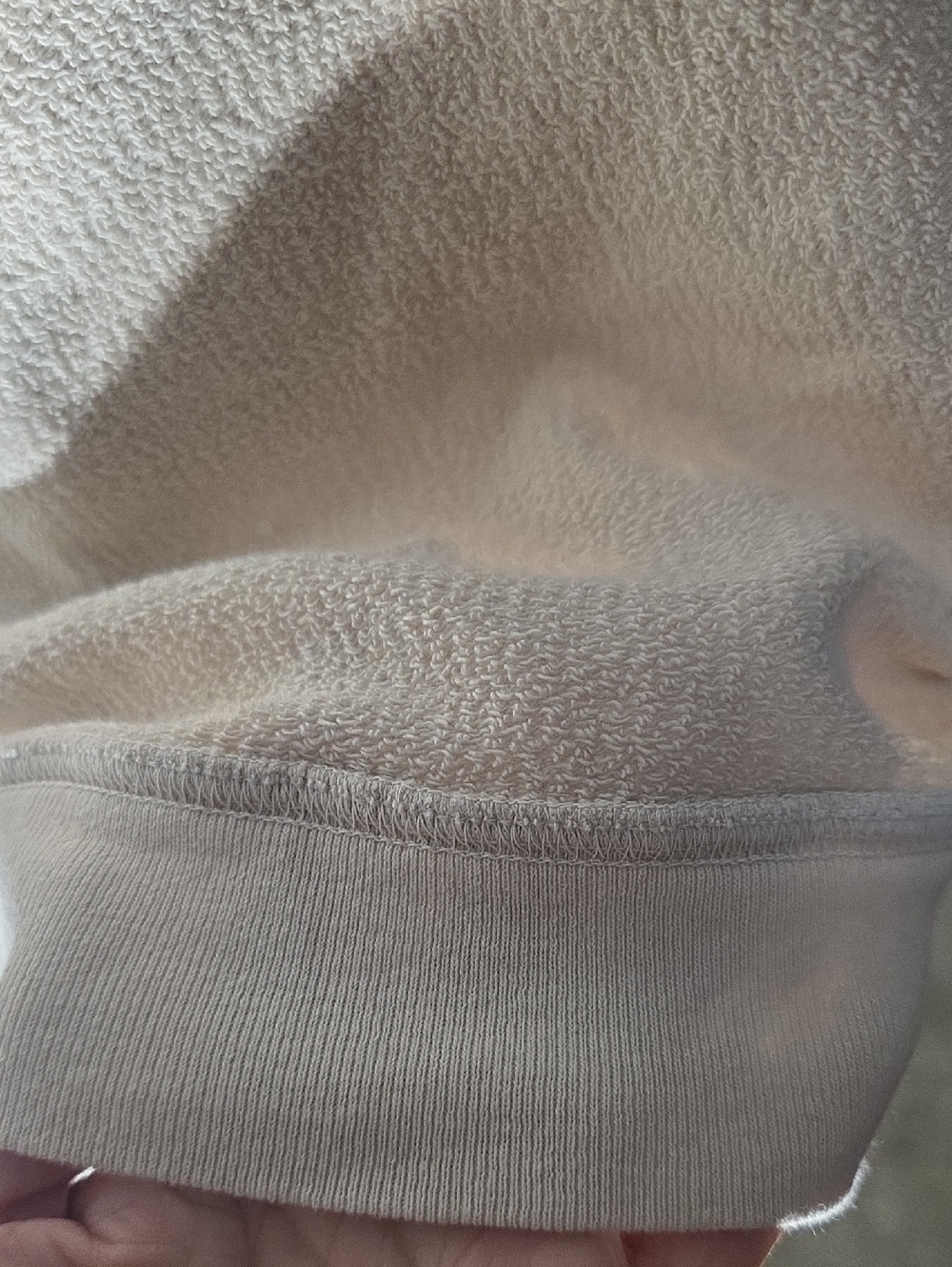 Retrobrand Ivory 'Detroit' Cozy Pullover Sweatshirt Size LARGE - Picture 9 of 11